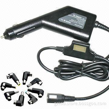 40W Universal Car Charger/Laptop Adapter with LCD Display Multifunction Notebook Power Adapter